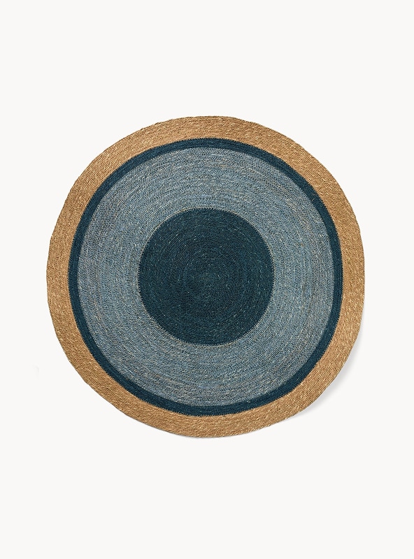 Tappeto rotondo in juta