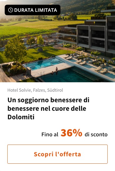Un soggiorno benessere di benessere nel cuore delle Dolomiti