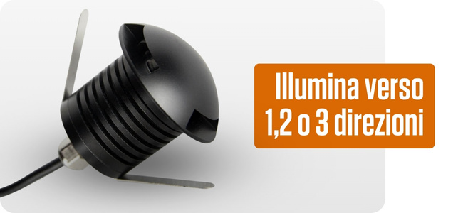 Illumina verso 1,2 o 3 direzioni