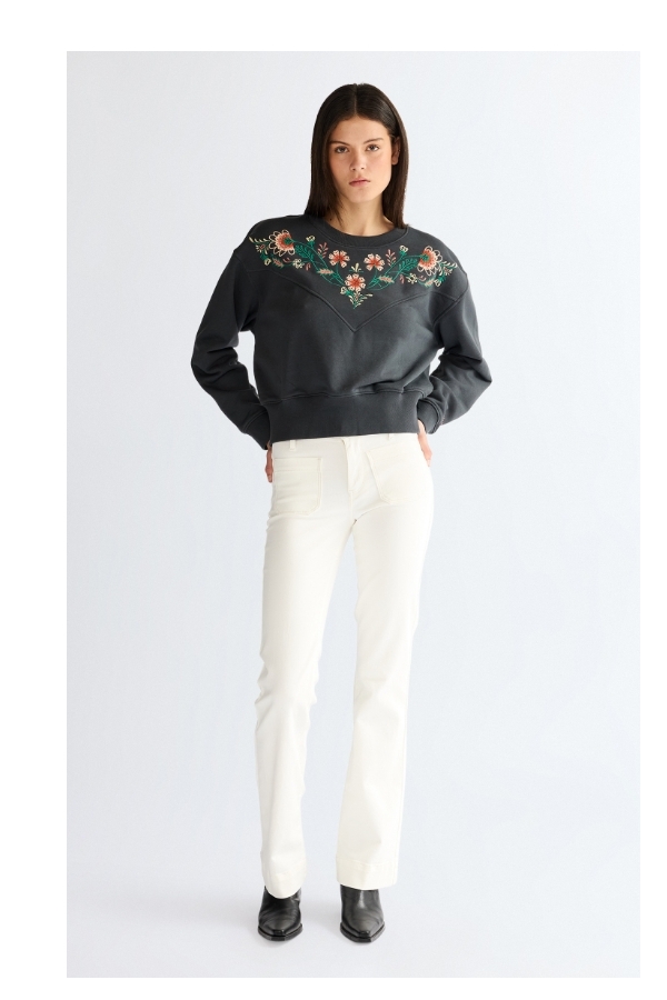 Relaxed Embroidered Sweat