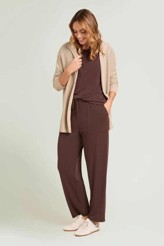 PANTALONI PULL.ON JOGGER IN JERSEY FLUIDO