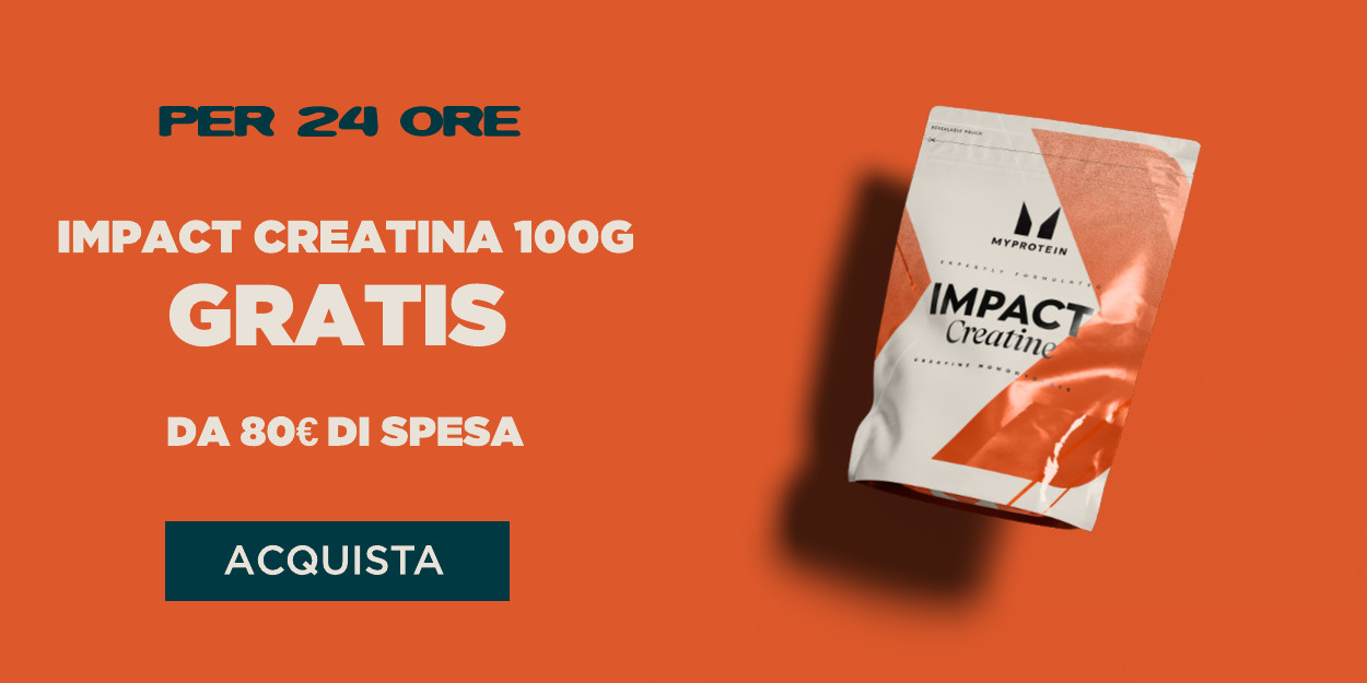 creatina 100g gratis da 80€