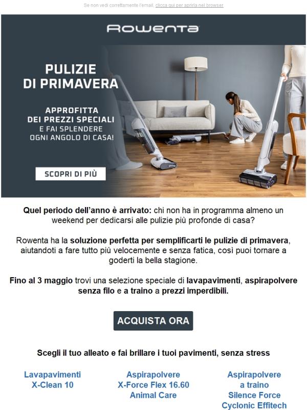 🌸 Pulizie di primavera a prezzi imperdibili!