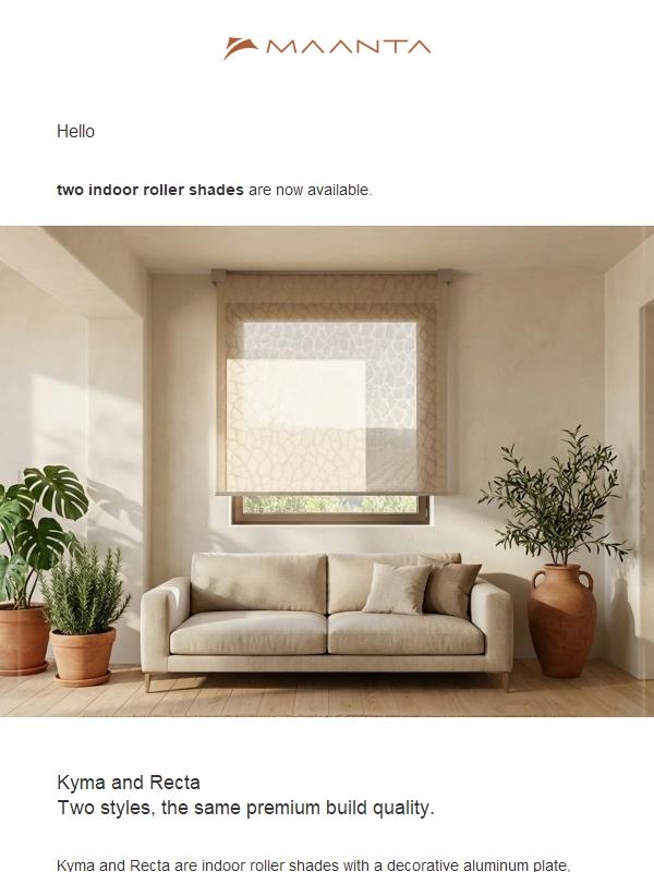 Kyma and Recta are here.