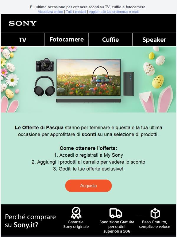 ⏰ Last Chance! Ultime ore per le Offerte di Pasqua