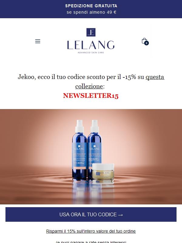 Jekoo, il tuo codice è pronto