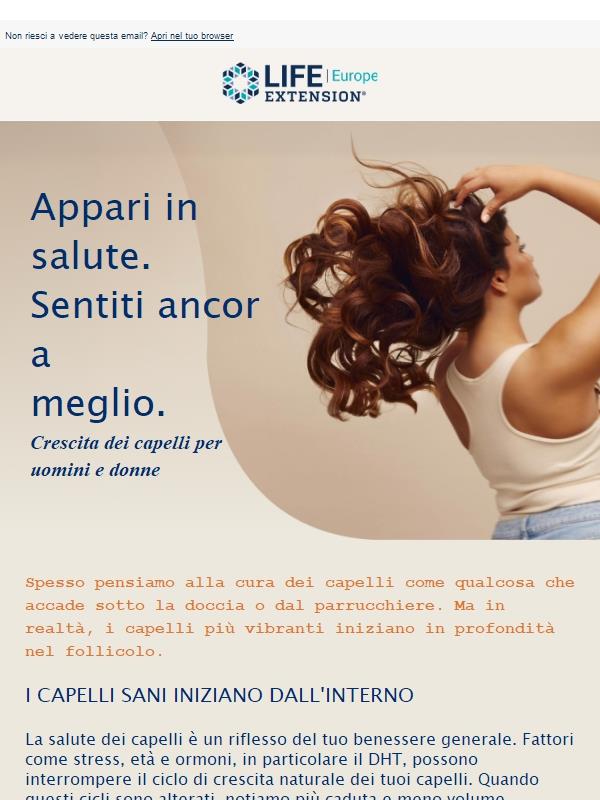 Sostieni capelli più pieni e spessi oggi