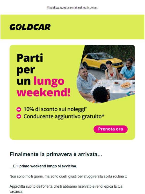 Parti per un lungo weekend di Primavera 🌸