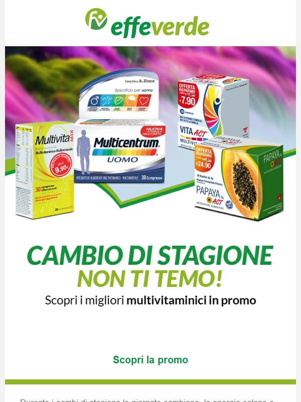 🧡 I migliori multivitaminici in promo