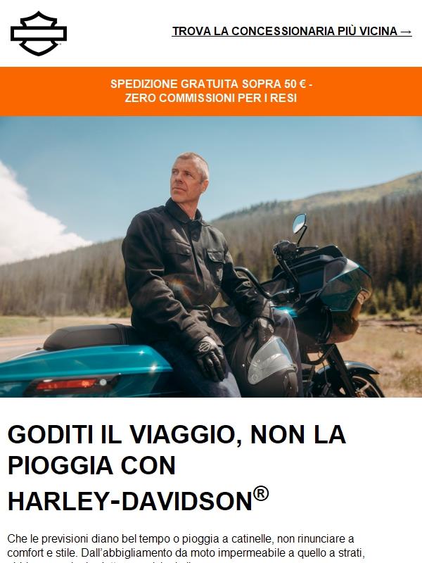 Guida con qualsiasi tempo con Harley-Davidson®