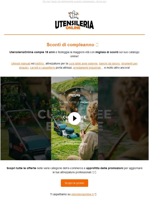 Sconti di compleanno 🥳