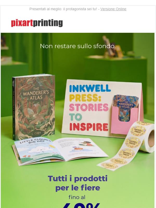 Tutti i prodotti per farti notare in fiera: fino al -40%