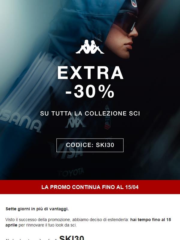 Collezione sci al -30%: 7 giorni in più per te!