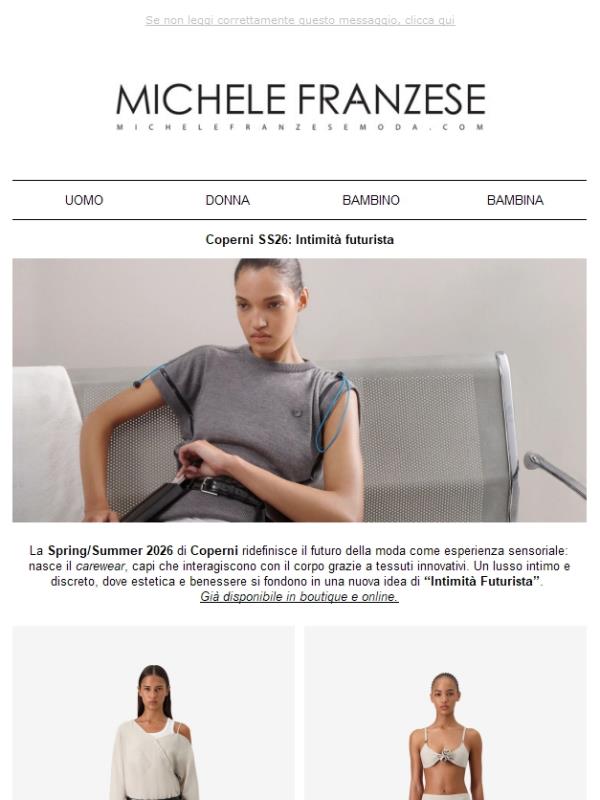 Coperni SS26: Intimità futurista