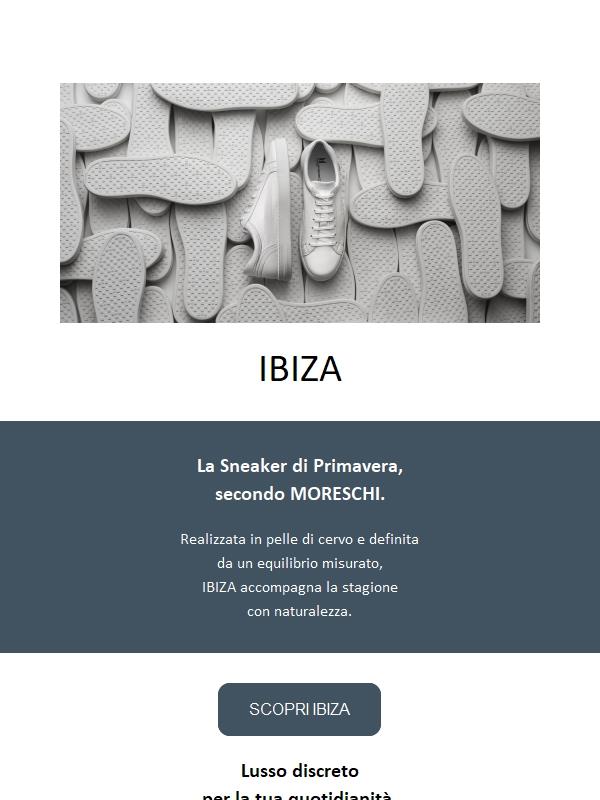 La Sneaker di Primavera, secondo Moreschi
