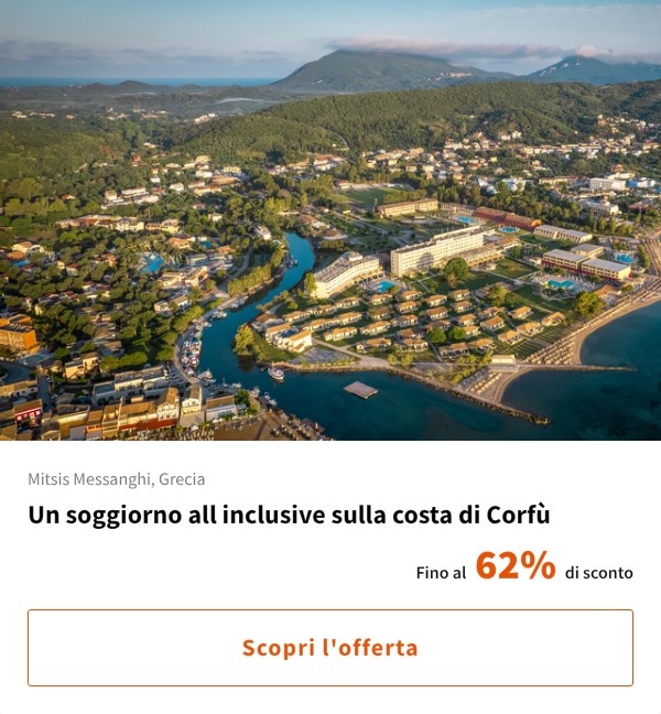Un soggiorno all inclusive sulla costa di Corfù