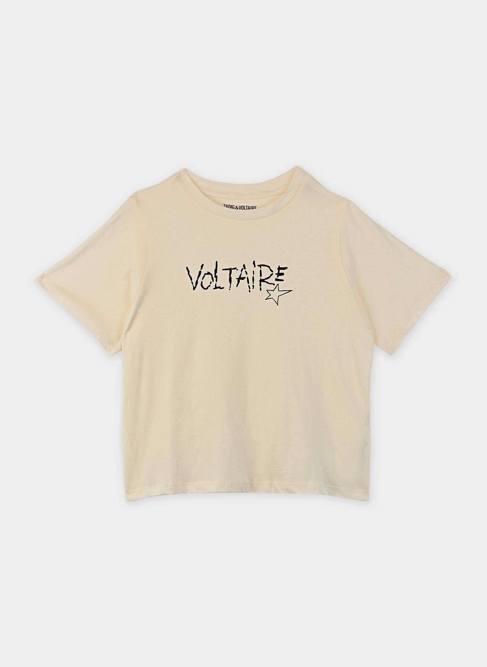 Zadig & Voltaire T-shirt a maniche corte X60531 fille bianco