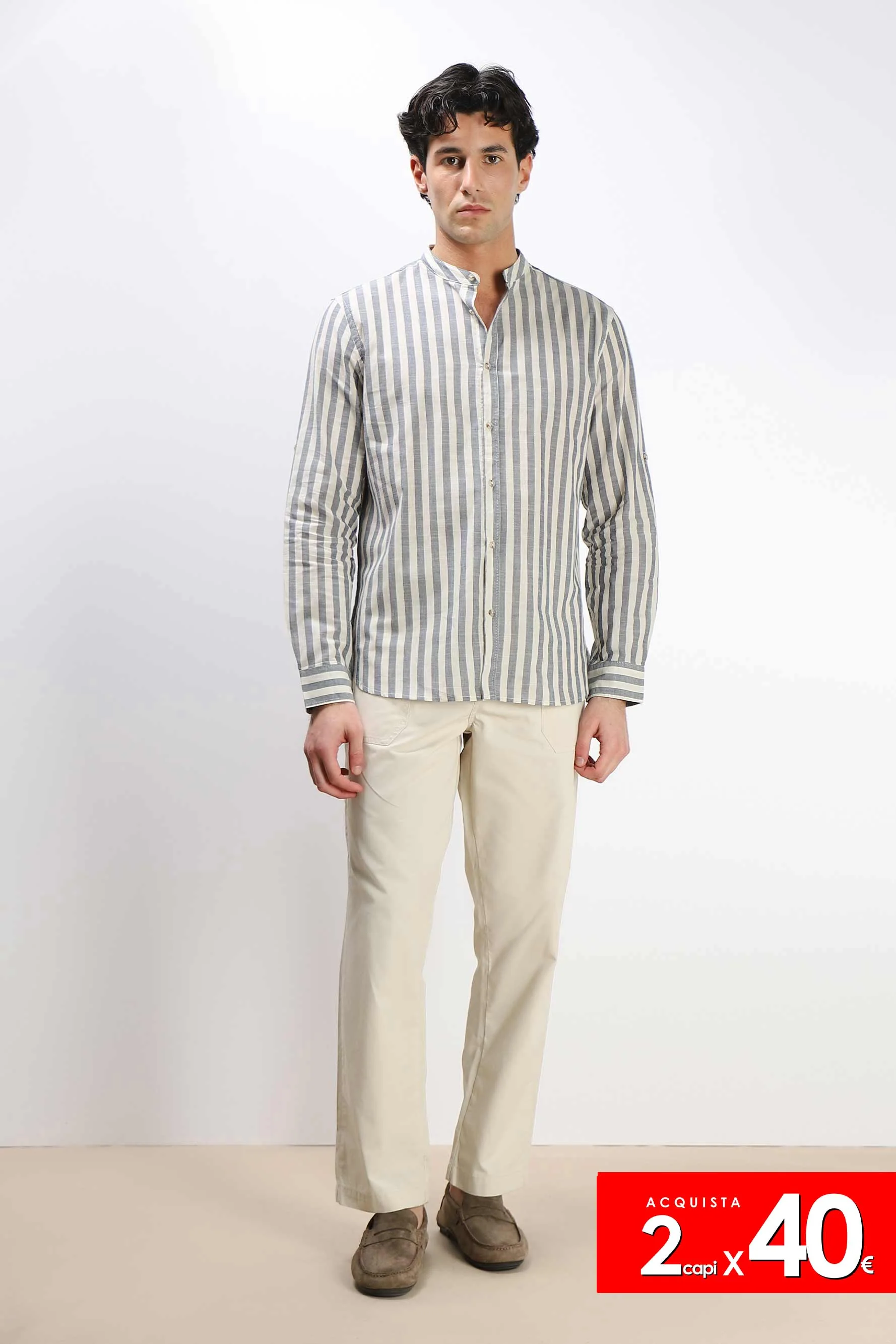 Image of CAMICIA COLLO COREANO