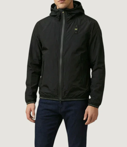 Blauer Giacca A Vento Nastrata FARRIN Uomo