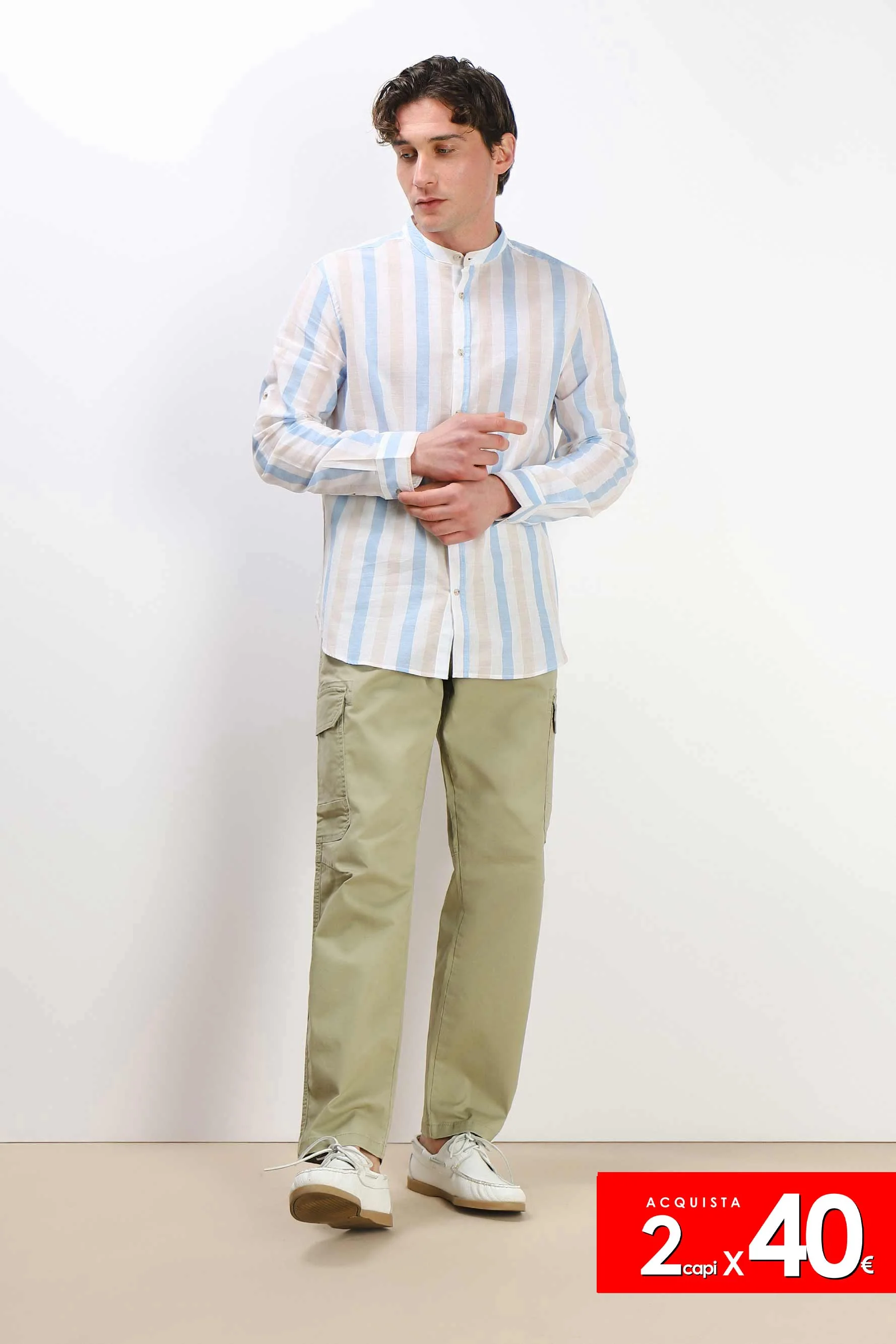 Image of CAMICIA COLLO COREANO