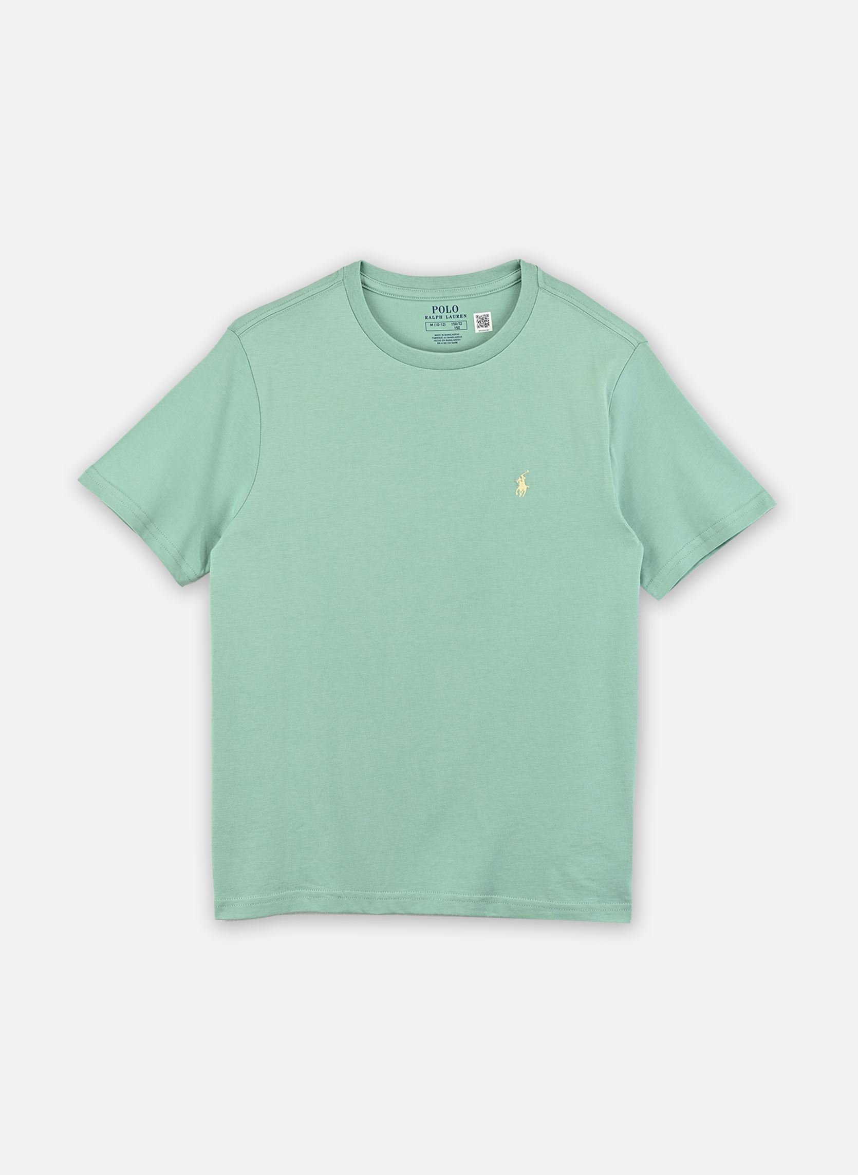 Polo Ralph Lauren T-shirt a maniche corte T-shirt Collo Rotondo Jersey Di Cotone Kids 83 ragazzo verde