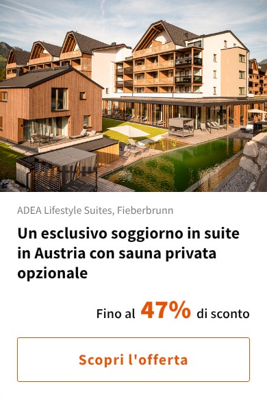 Un esclusivo soggiorno in suite in Austria con sauna privata opzionale