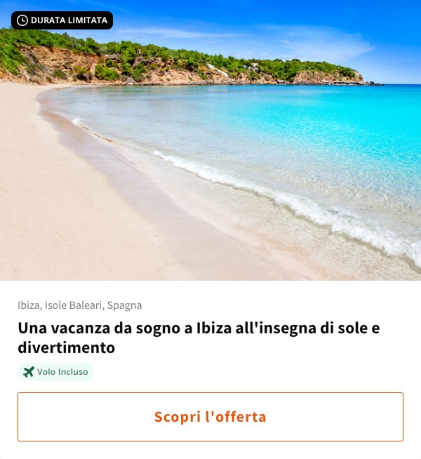 Una vacanza da sogno a Ibiza all'insegna di sole e divertimento