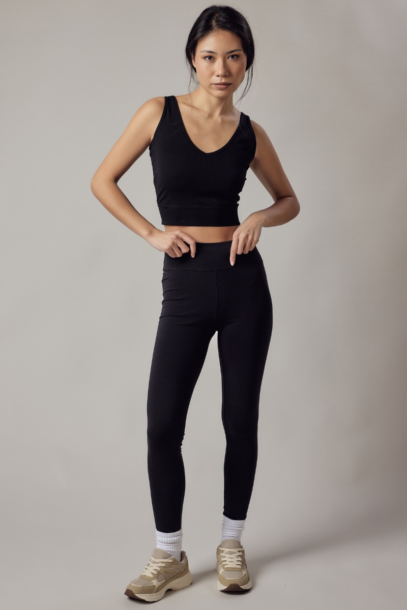 Leggings a Vita Alta Nero