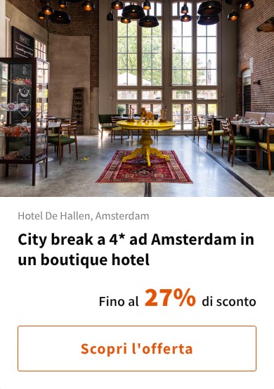City break a 4* ad Amsterdam in un boutique hotel