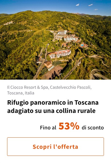 Rifugio panoramico in Toscana adagiato su una collina rurale