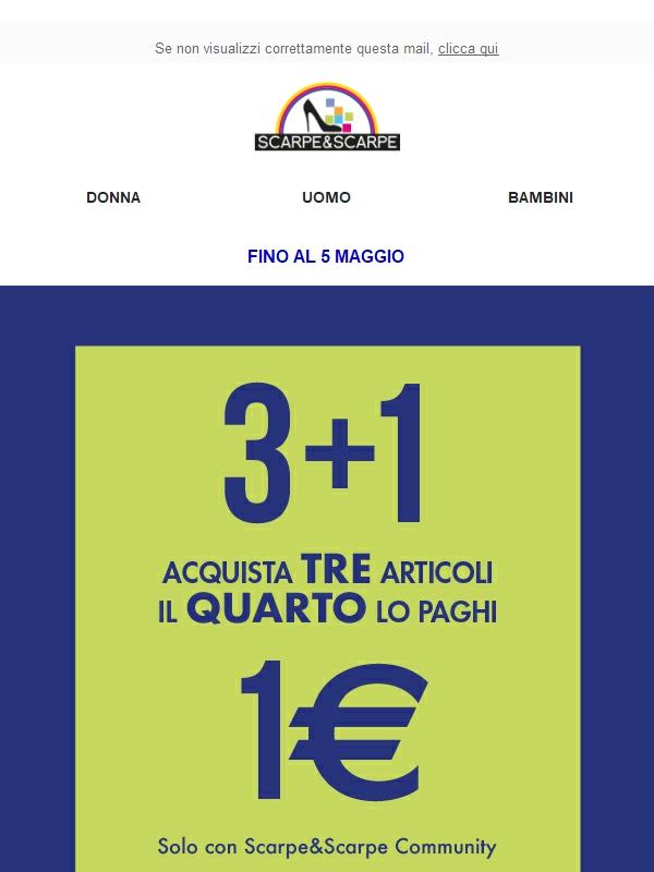 Promo 3+1 😍 Lo shopping continua!