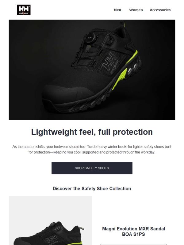 Trade heavy boots for lighter protection