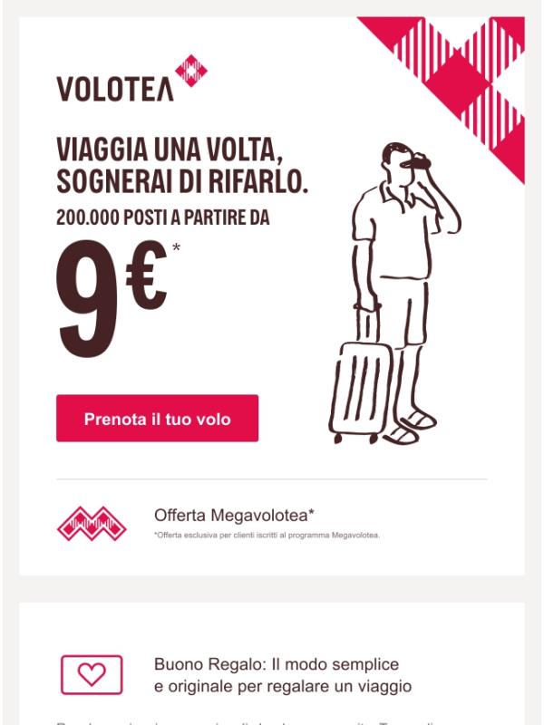 Da 9€, un viaggio tira l’altro