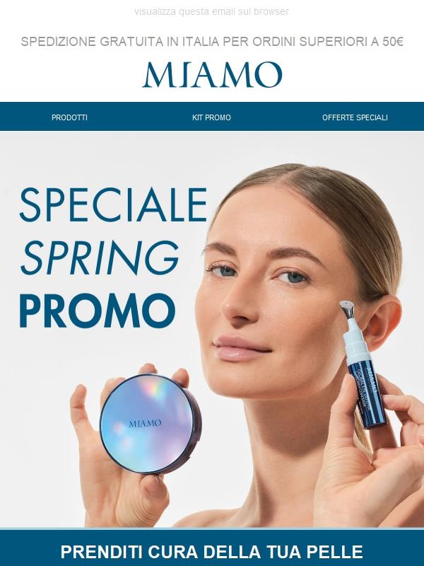 Promozioni di primavera: prenditi cura della tua pelle ☀️