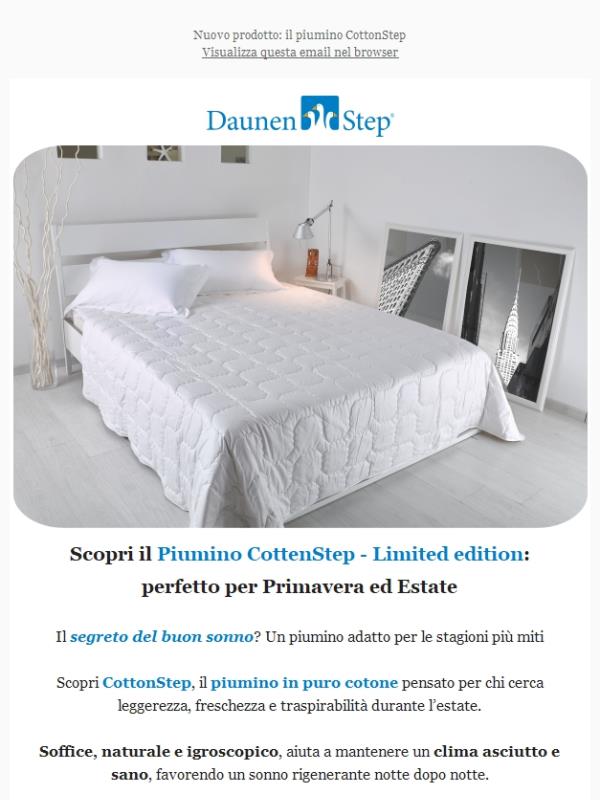 Il piumino perfetto per le mezze stagioni è arrivato!