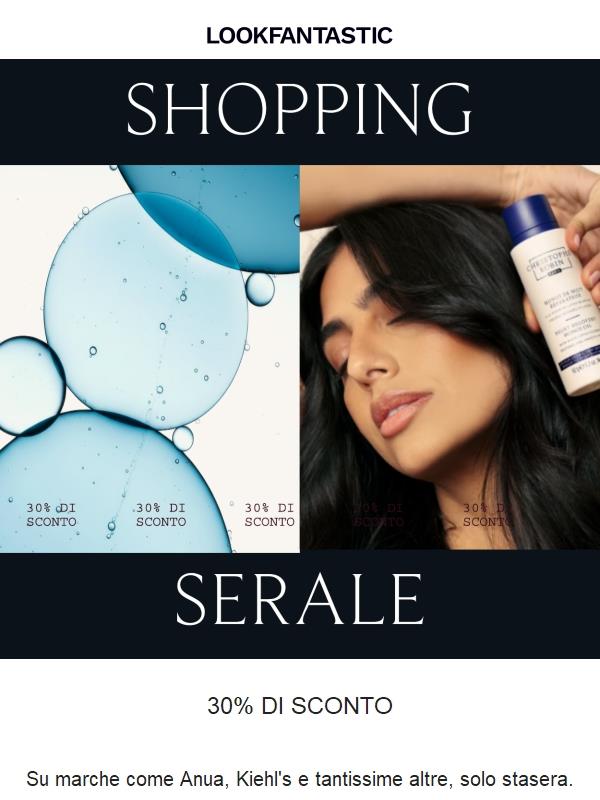 Shopping serale - 30% di sconto