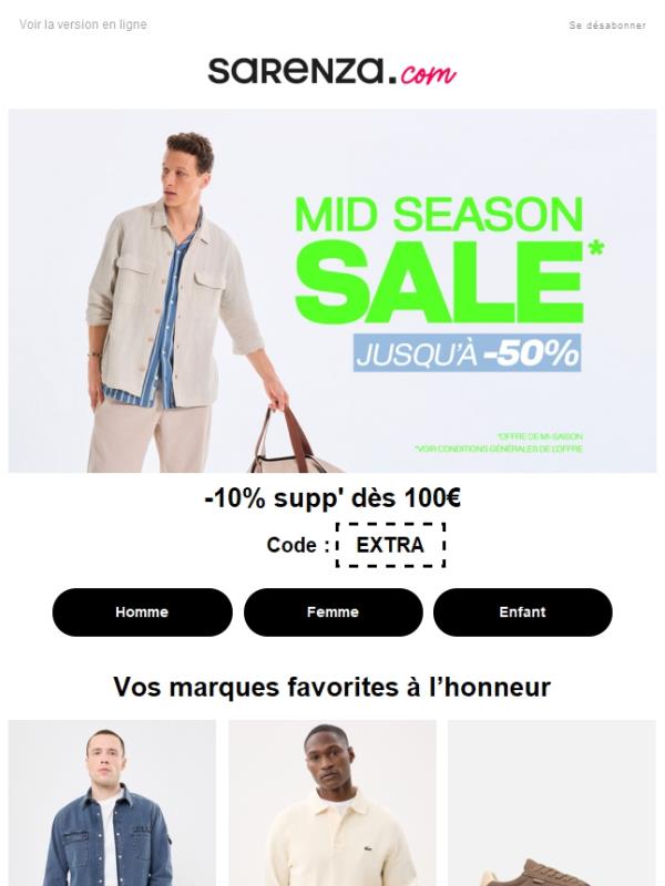 The Kooples, Tommy Hilfiger, Veja... Découvrez nos pièces d'exception