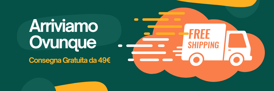 consegna gratuita con acquisto minimo 49