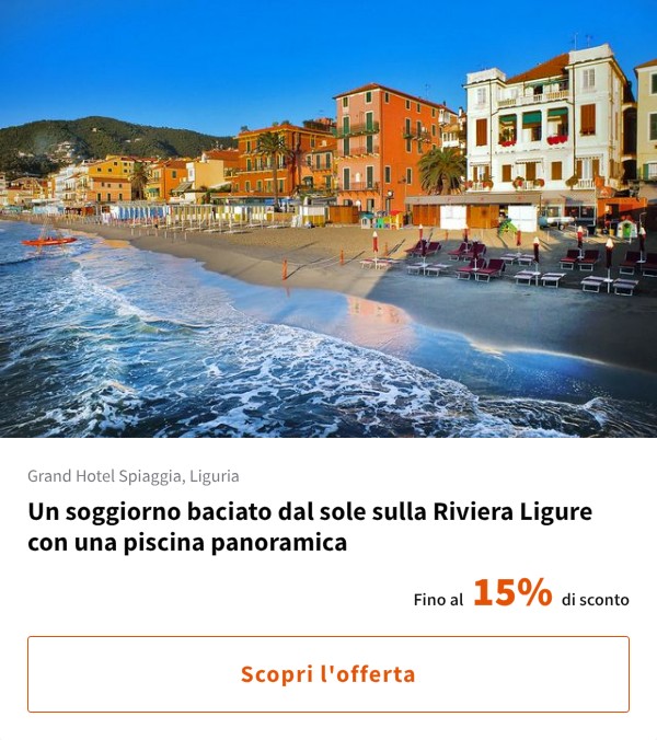 Un soggiorno baciato dal sole sulla Riviera Ligure con una piscina panoramica