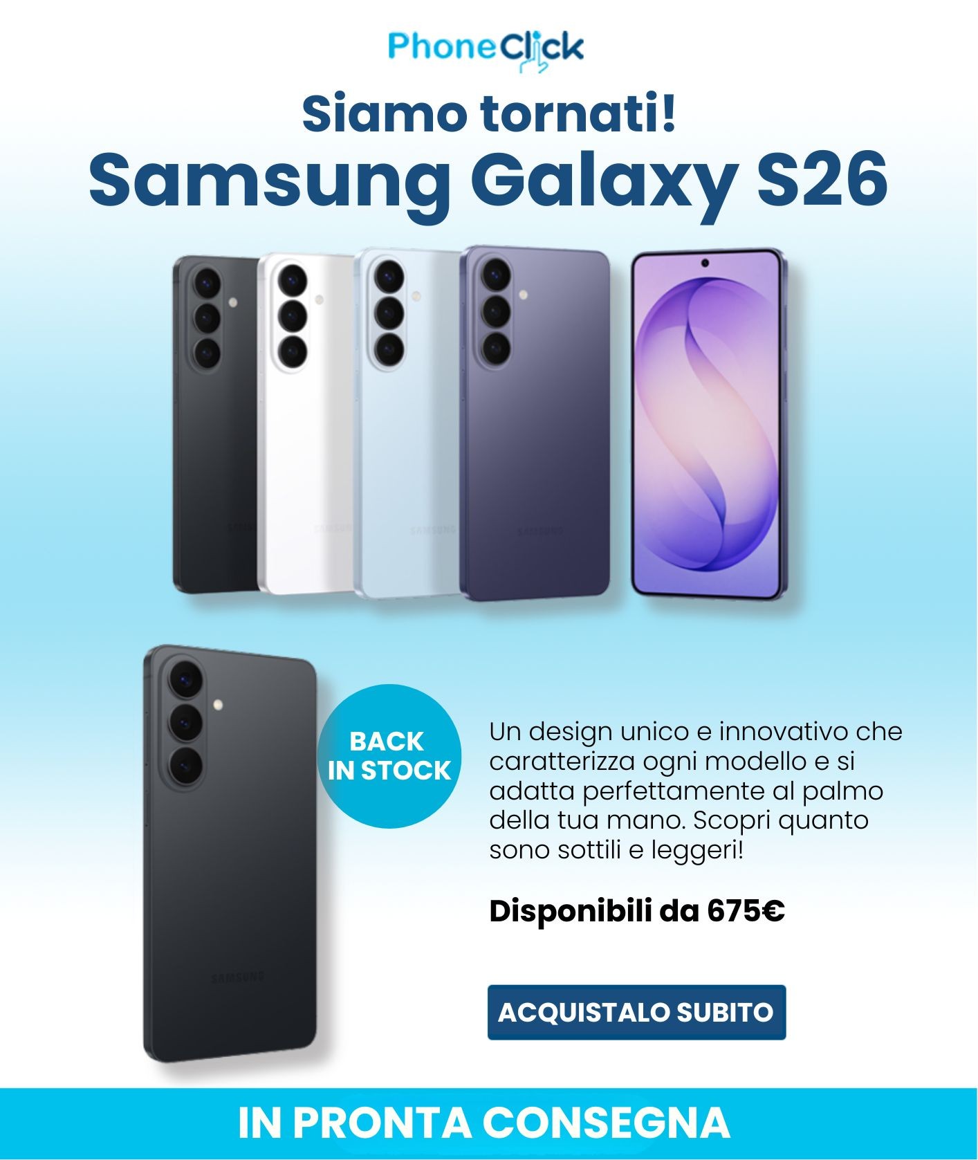 Samsung Galaxy S26 | Phoneclick Samsung Galaxy S26 | Phoneclick