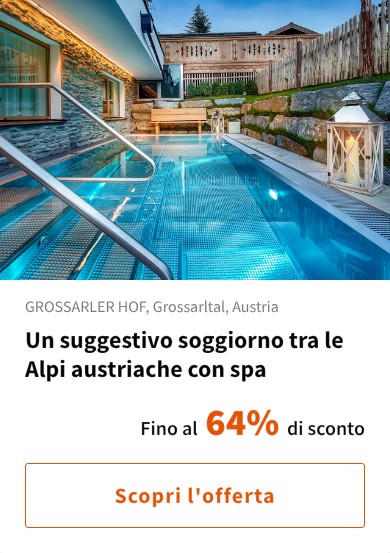 Un suggestivo soggiorno tra le Alpi austriache con spa