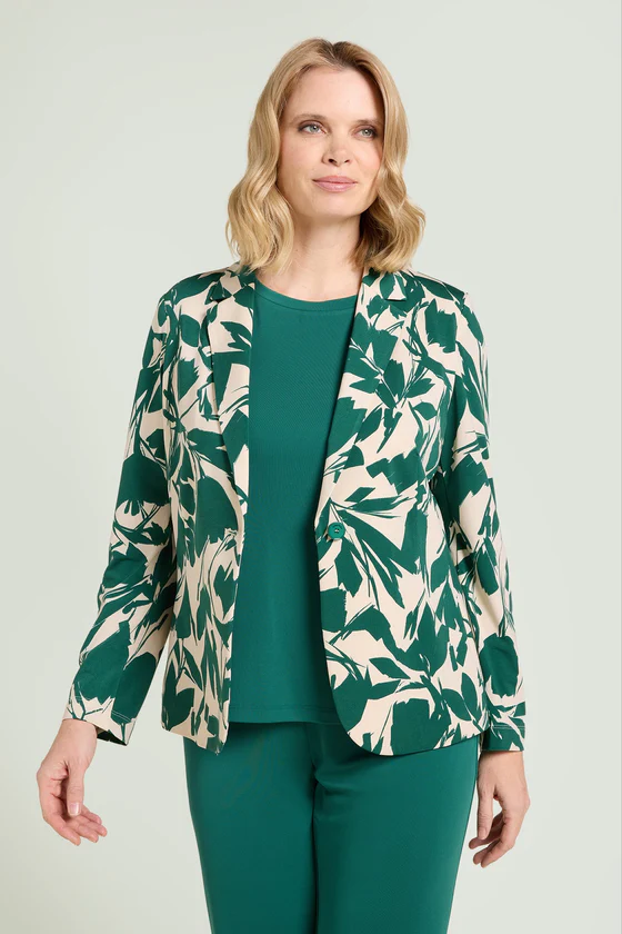 GIACCA IN JERSEY STAMPATO