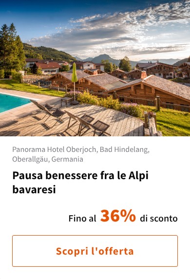 Pausa benessere fra le Alpi bavaresi