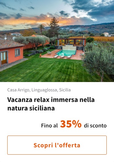 Vacanza relax immersa nella natura siciliana