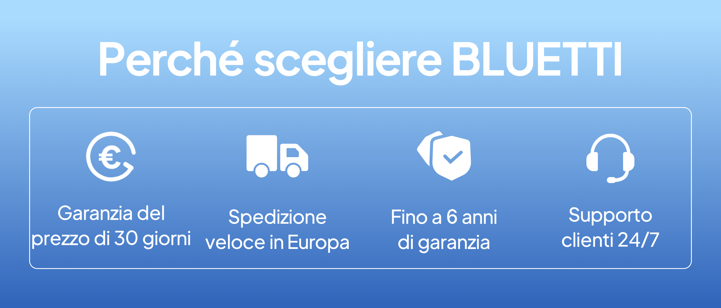 perché scegliere BLUETTI 