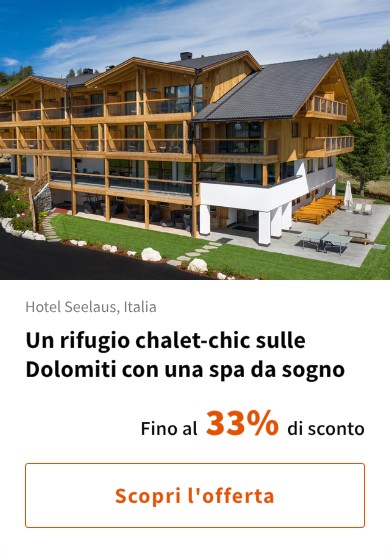 Un rifugio chalet-chic sulle Dolomiti con una spa da sogno