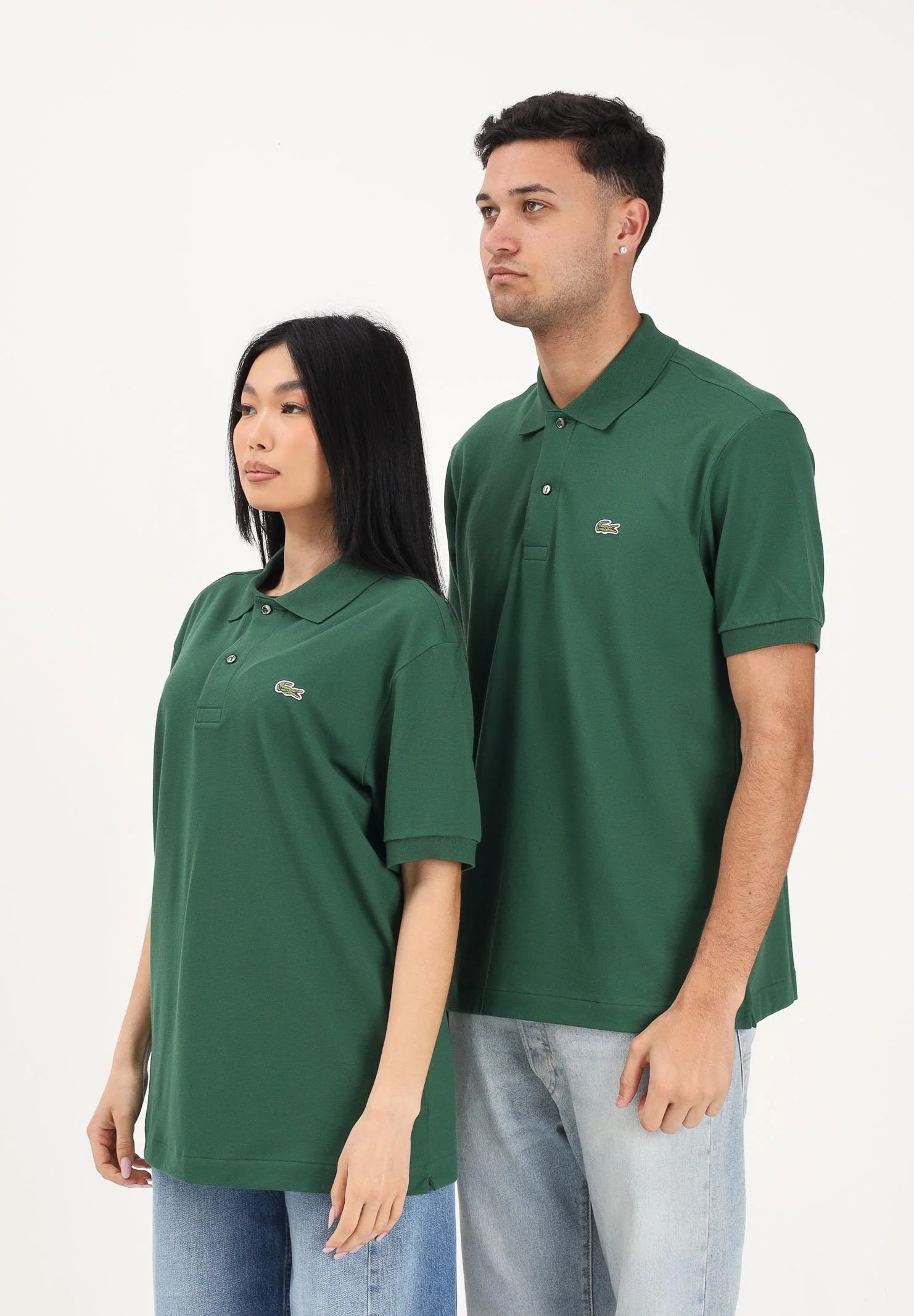 Image of LACOSTE Polo a manica corta Classic Fit L.12.12 LIGHT verde per uomo e donna