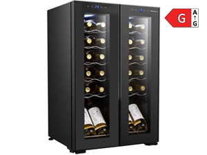 Melchioni Cantinetta VERMENTINO 24 C DUAL - 24 bottiglie doppia temperatura con compressore e doppia porta