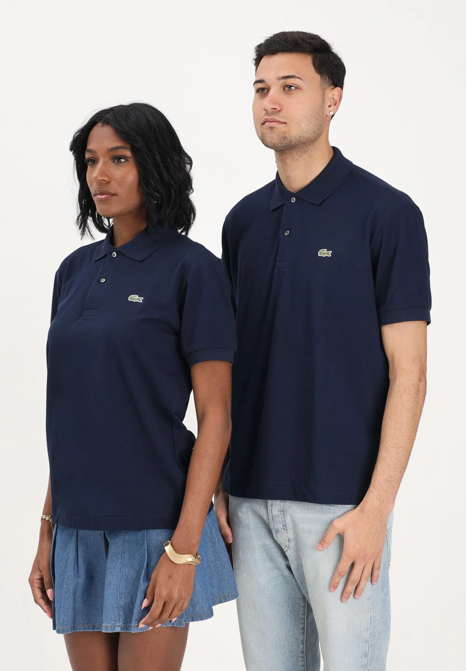 Image of LACOSTE Polo a manica corta Classic Fit L.12.12 LIGHT  blu per uomo e donna