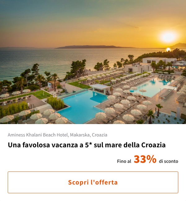 Una favolosa vacanza a 5* sul mare della Croazia